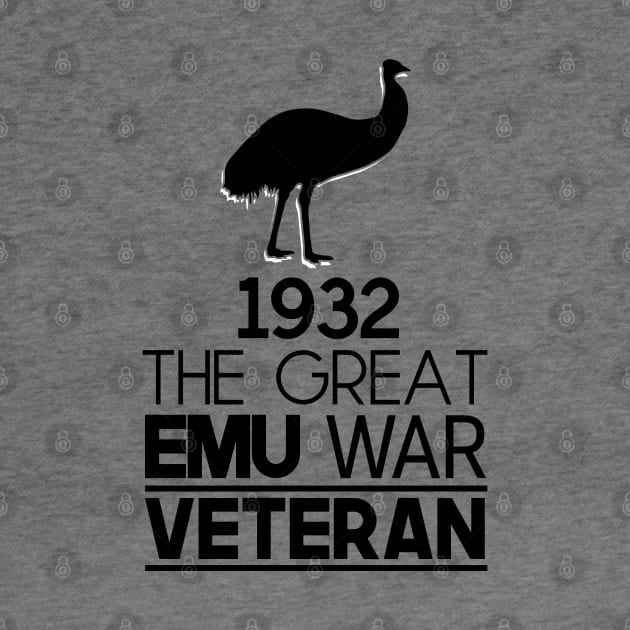 1932: The Great Emu War Veteran by artsylab